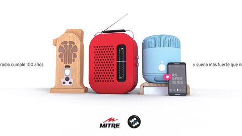Radio Mitre y La 100 festejaron los 100 años de radio con dos spots