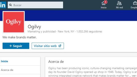 Ogilvy alcanzó 1 millón de seguidores en LinkedIn