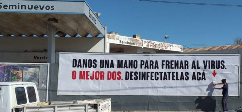 SocialMOVE creó la campaña “Dos manos para frena al virus”