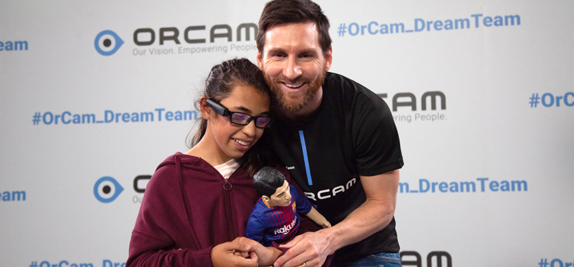 Lionel Messi se convierte en embajador de OrCam Technologies