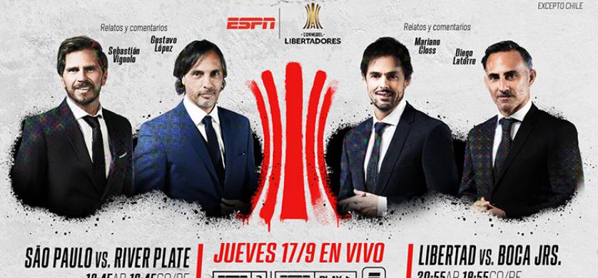 ESPN reforzó su equipo con la llegada de Closs, Latorre, Vignolo y López