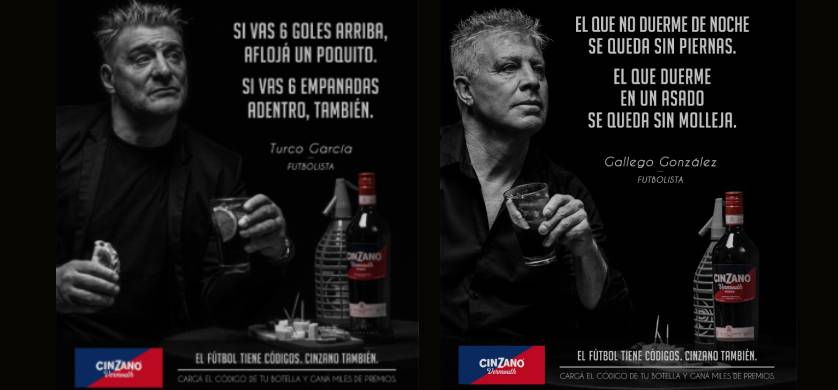 Cinzano lanzó la campaña “El fútbol tiene Códigos, Cinzano también”