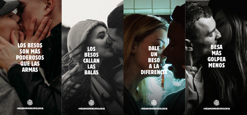#MásAmorMenosViolencia, lo nuevo de Fantástica para Burger King Colombia