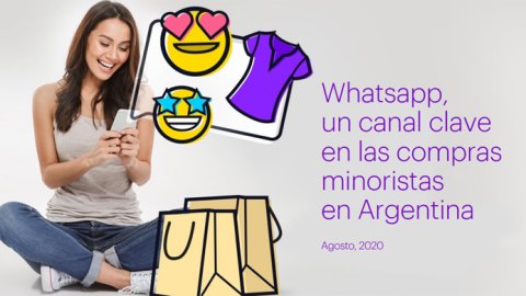 El 71% de los consumidores argentinos utiliza WhatsApp como parte de su proceso de compra