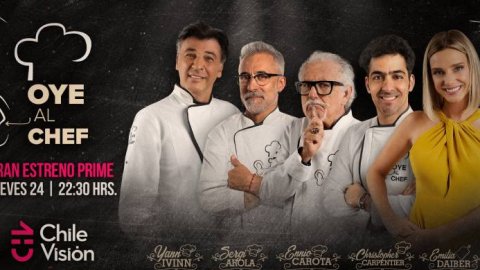 Warner estrenará en Chilevisión su show culinario "Oye al Chef"