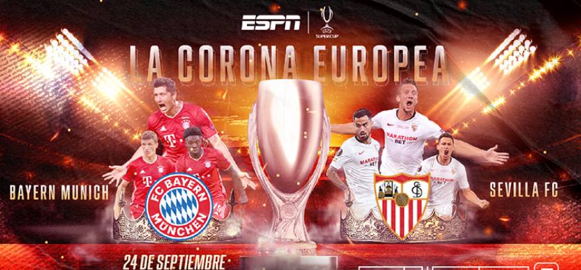 ESPN transmite la final de la Supercopa de Europa