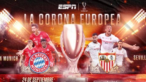 ESPN transmite la final de la Supercopa de Europa