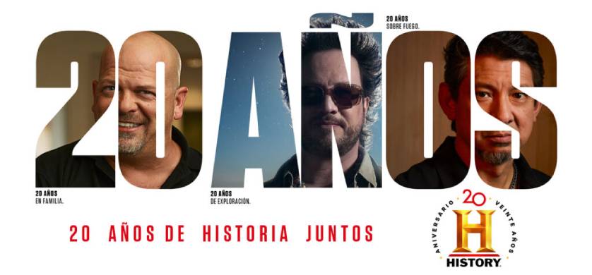 History celebra 20 años y lanza una producción original para recordar