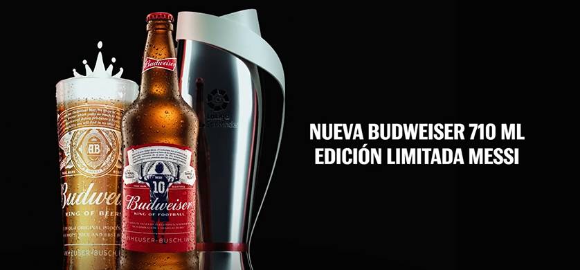 Budweiser lanza una edición limitada homenajeando a Messi con un comercial