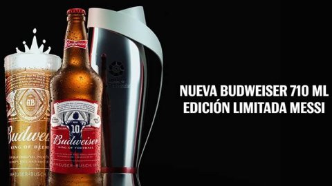 Budweiser lanza una edición limitada homenajeando a Messi con un comercial