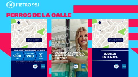 Acción entre American Express y Metro 95.1