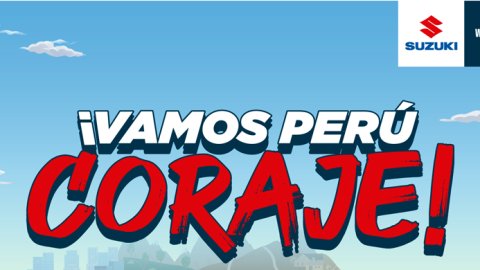 "Vamos Perú coraje", la campaña de Suzuki que alienta a los peruanos
