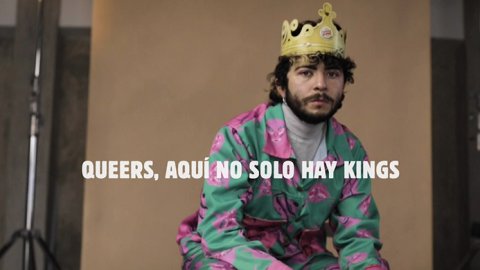 Acción de Fantástica para Burger King por el día de la salida del closet