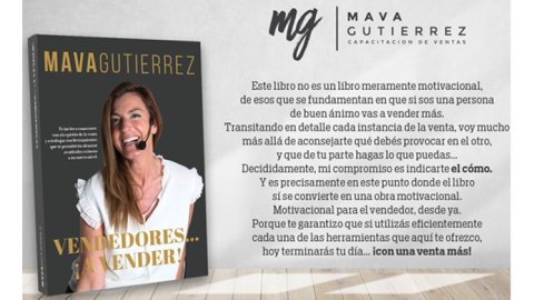 Salió “Vendedores, a vender!”, el nuevo libro de Mava Gutierrez