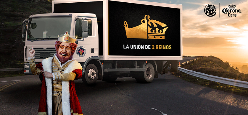Burger King y Corona Cero lanzan “La unión de dos reinos”
