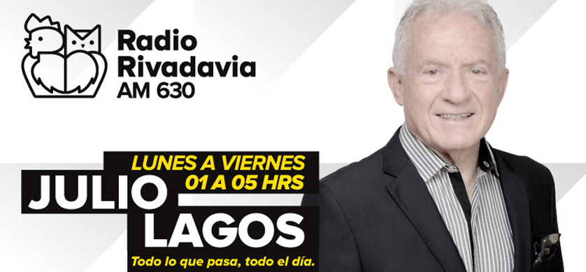 Julio Lagos se suma a Radio Rivadavia desde noviembre