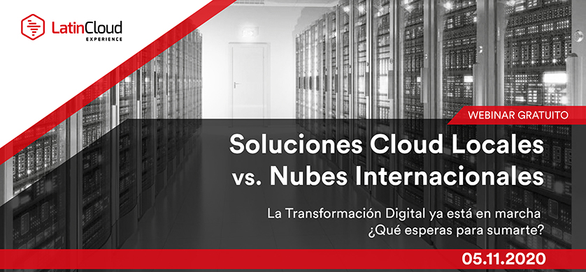 Nuevo webinar LatinCloud sobre Soluciones Cloud Locales