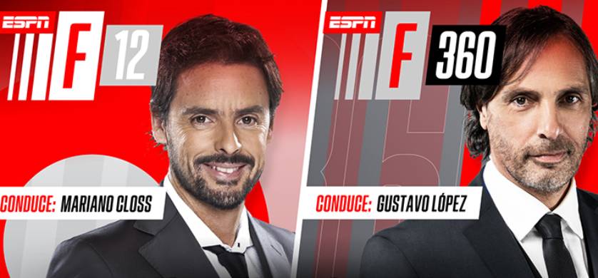 ESPN estrena F12 con Mariano Closs y F360 con Gustavo López