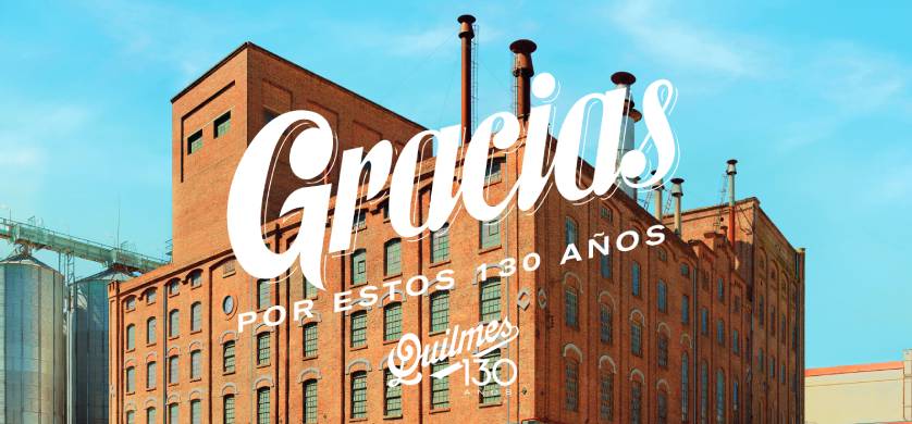 "Un millón de gracias", la campaña de La América por los 130 años de Quilmes