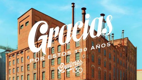"Un millón de gracias", la campaña de La América por los 130 años de Quilmes