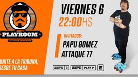Papu Gómez y Attaque 77, los invitados de ESPN Playroom