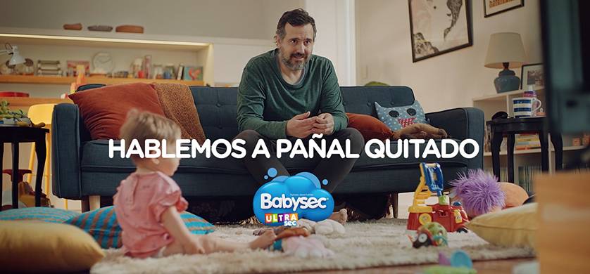 “Hablemos a pañal quitado”, la campaña de VMLY&R para BabysecUltrasec