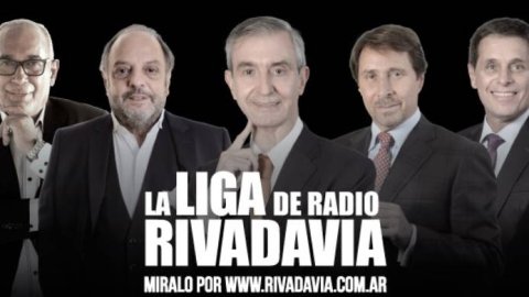 Radio Rivadavia puso al aire el programa especial "La Liga"