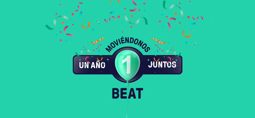 Beat celebra su primer aniversario y sortea un año de viajes gratis