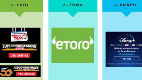 Coto, Etoro y Disney+, las campañas con mayor inversión digital
