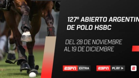 ESPN transmite en vivo el 127° Abierto Argentino de Polo