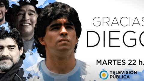 La TV Pública presenta "Gracias Diego", un recorrido de Fiorito a Dubai