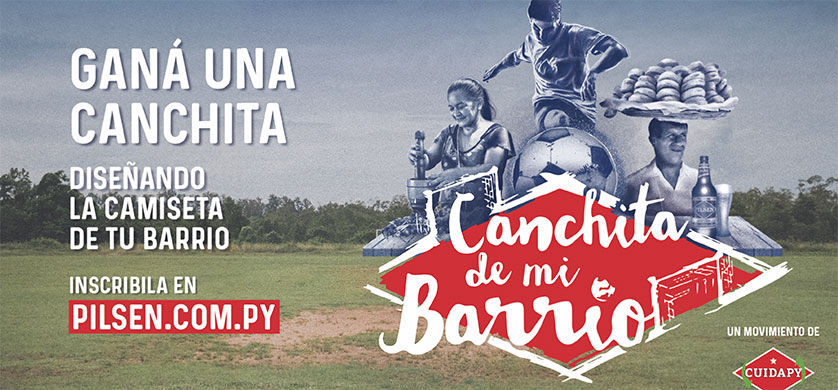 "Canchita de mi barrio", lo nuevo de Koku para Pilsen Paraguay