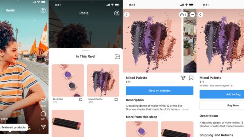 Instagram Shopping ahora llega a Reels