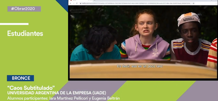 Estudiantes de publicidad de UADE ganaron en los Premios Obrar