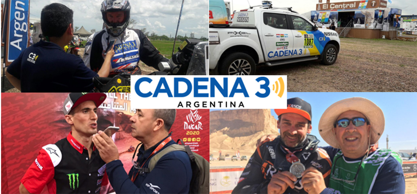 Cadena 3, la única radio de Argentina en el rally Dakar 2021