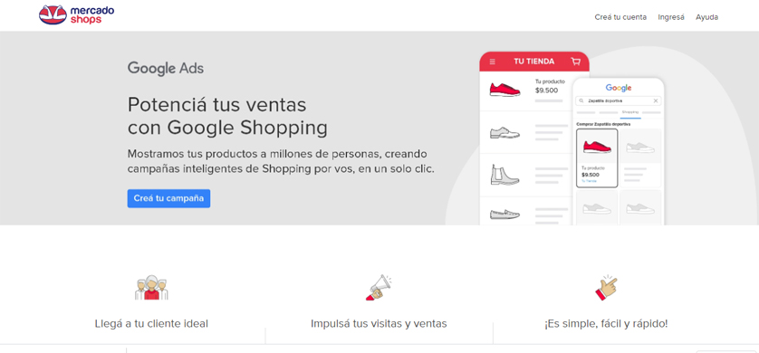 Mercado Shops y Google Shopping anuncian una integración entre sus plataformas