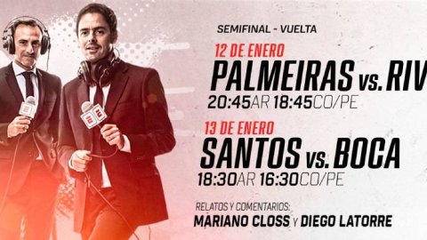 ESPN transmite a River y Boca en busca de las finales de la Libertadores
