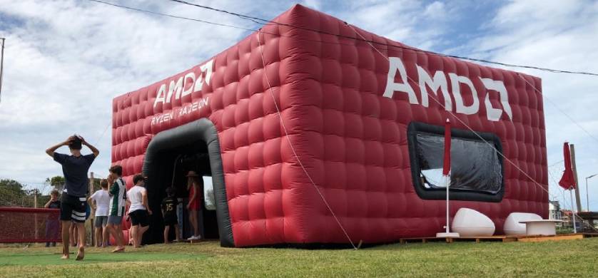 AMD instaló la AMD Gaming House en Pinamar