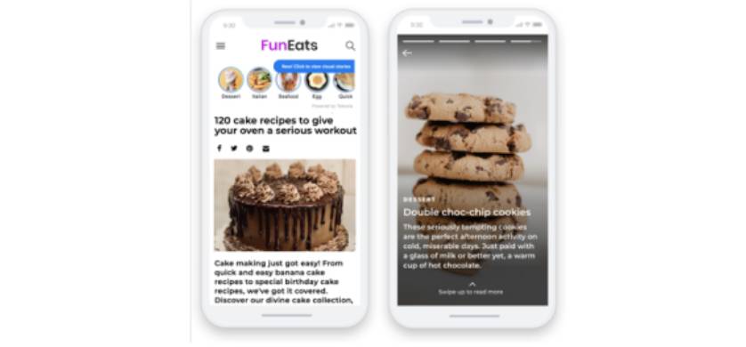 Taboola se une a Snap, Instagram y Twitter al lanzar "Stories"