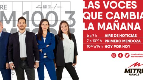 Las mañanas de Mitre Mendoza se renuevan