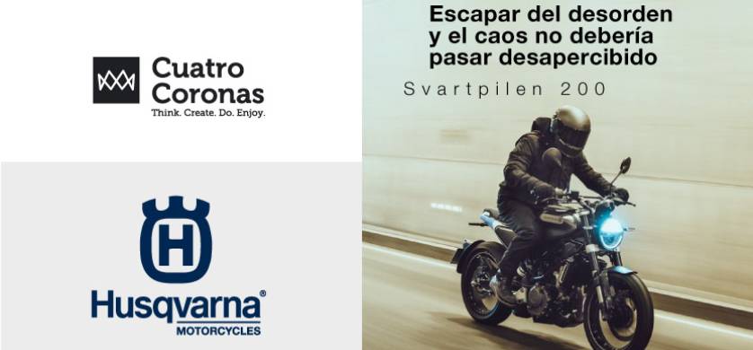 Husqvarna Motorcycles eligió a Cuatro Coronas
