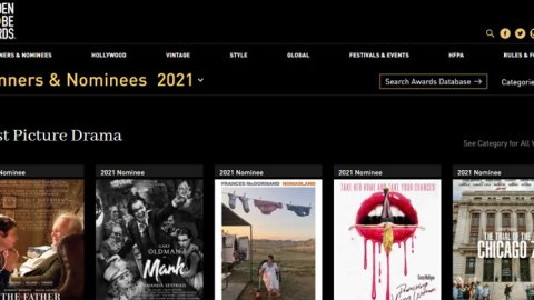 Se anunciaron los nominados de la 78ª edición de los Golden Globe Awards