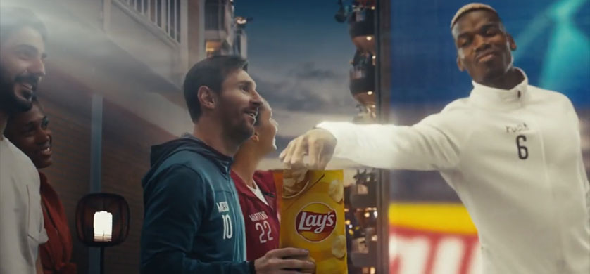 Lays estrena una nueva campaña global con Messi, Pogba y Martens