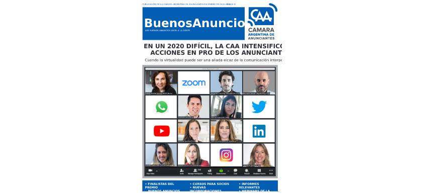 La CAA presentó la edición digital de su revista institucional Buenos Anuncios