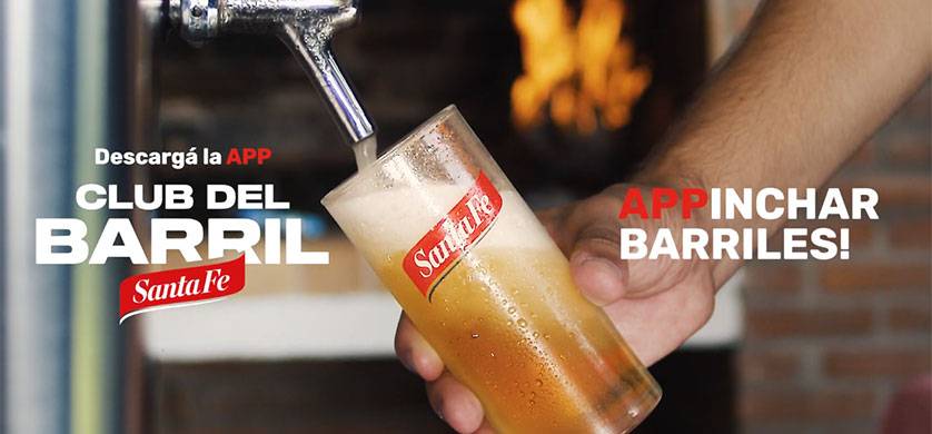 “Appinchar barriles”, la nueva campaña de Lado C para Cerveza Santa Fe