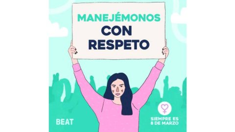 "Manejémonos con respeto", la campaña de Beat por el Día de la Mujer