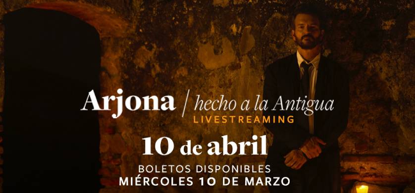 Fenix organiza el primer live streaming de Ricardo Arjona