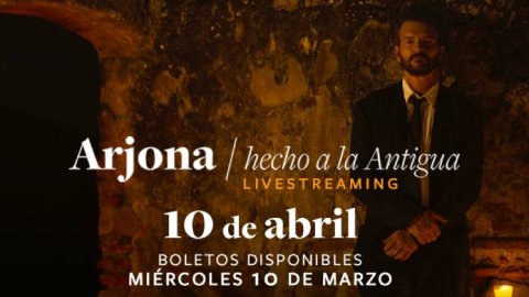 Fenix organiza el primer live streaming de Ricardo Arjona