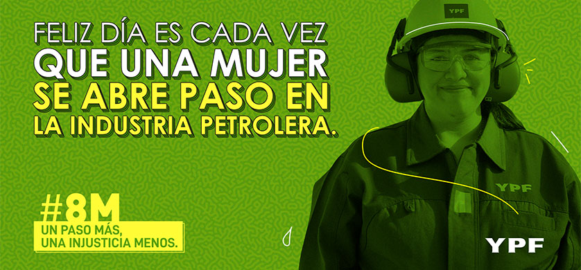 Liebre Amotinada realizó una campaña por el 8M para YPF
