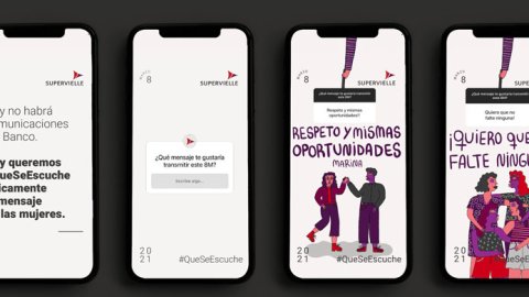Campaña de Supervielle por el 8M creada por Together w/